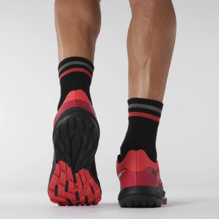 Salomon Pulsar Men's Trail Running Shoes Red | CA 43S18